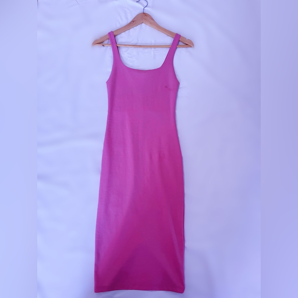 Pink fitted Zara dress